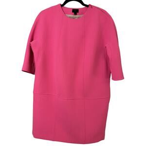 BANANA REPUBLIC Seamed Shift Dress in Neon Bubblegum Pink Size 0